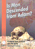 Book cover: Is Man descneded from Adam?