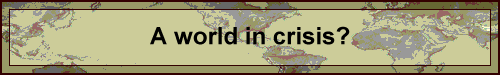 A world in crisis?