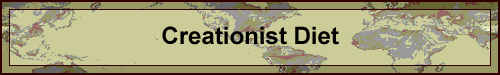 Creationist diet